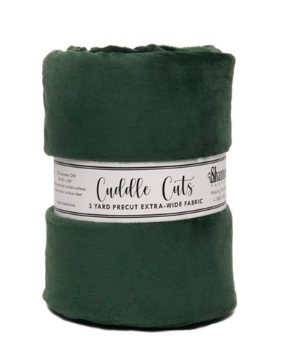 Tissu Cuddle 3 Yards 110" - Vert Émeraude
