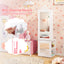 Armoire à bijoux pour enfants 3-en-1 avec miroir pleine longueur - Blanc