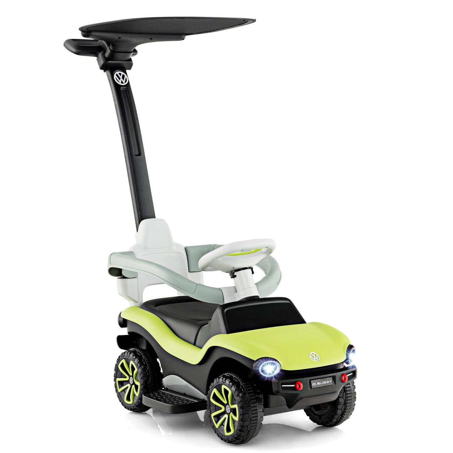 Voiture pousseur Volkswagen sous licence 3-en-1 - Verte
