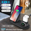 Dock de Carga Inalámbrico Qi 3 en 1 para Apple Watch, iPhone y AirPods