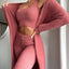 Ensemble de vêtements pour femmes en 3 pièces : top court, pantalon skinny et manteau long