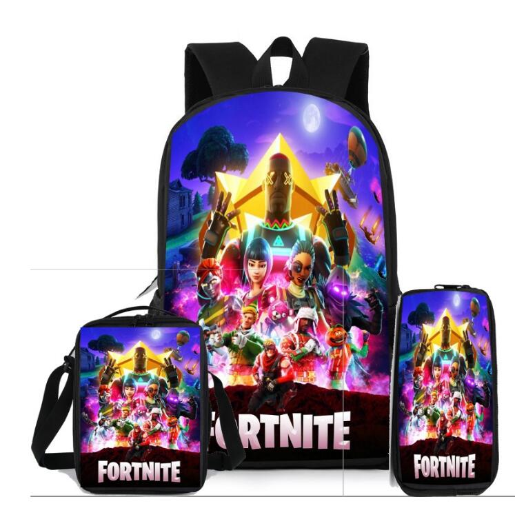 3 piece school Fornite Bags - Korvel