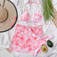 Ensemble de bikini taille haute pour femmes en 3 pièces avec jupe enveloppante