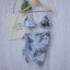 Ensemble de bikini taille haute pour femmes en 3 pièces avec jupe enveloppante
