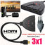 Cable Divisor HDMI de 3 Puertos para 1080p/4K - Adaptador Hub Versátil