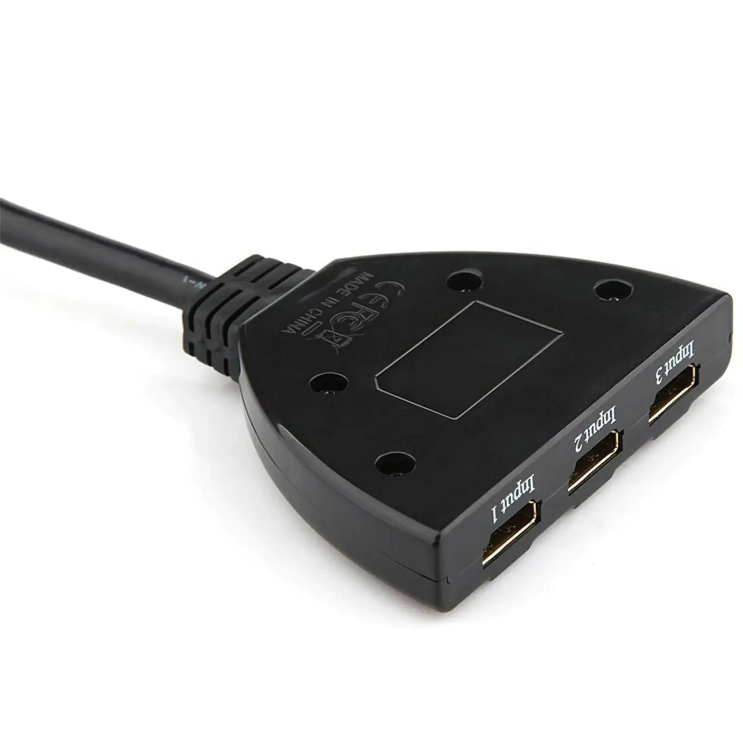 Cable Divisor HDMI de 3 Puertos para 1080p/4K - Adaptador Hub Versátil