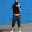 Water-Resistant Sport Waist Pack with Reflective Strip