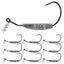 Reaction Tackle Lead Weighted Swimbait Hooks (10-PACK)