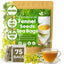Premium Fennel Tea Bags, 100% Natural & Pure from Fennel Seeds. Fennel Seed Herbal Tea. Fennel Seed Tea. Made with Natural Material Tea Bags. No Sugar, No Caffeine, No Gluten, Vegan. - Korvel