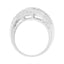 Anillo de Bypass de Diamantes en Plata Esterlina .925 - Talla 7