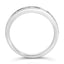 .925 Sterling Silver Princess-Cut Diamond Half-Eternity Band Ring - Size 6