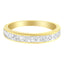 Anillo de Banda de Diamantes en Canal de Oro Amarillo de 14KT
