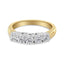 Anillo de Diamantes de Corte Redondo de 1.0 Cttw en Oro Amarillo de 18K - Talla 6
