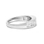 14K White Gold Diamond Channel Band Ring - 1.0 Cttw