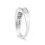 14K White Gold Diamond Channel Band Ring - 1.0 Cttw