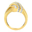 Anillo Bypass de Diamante de Oro Amarillo de 10K con 1.0 cttw