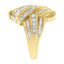 Anillo Bypass de Diamante de Oro Amarillo de 10K con 1.0 cttw