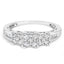 Anillo de Compromiso de Diamantes de 10K en Oro Blanco 1/2 Cttw - Talla 6-3/4