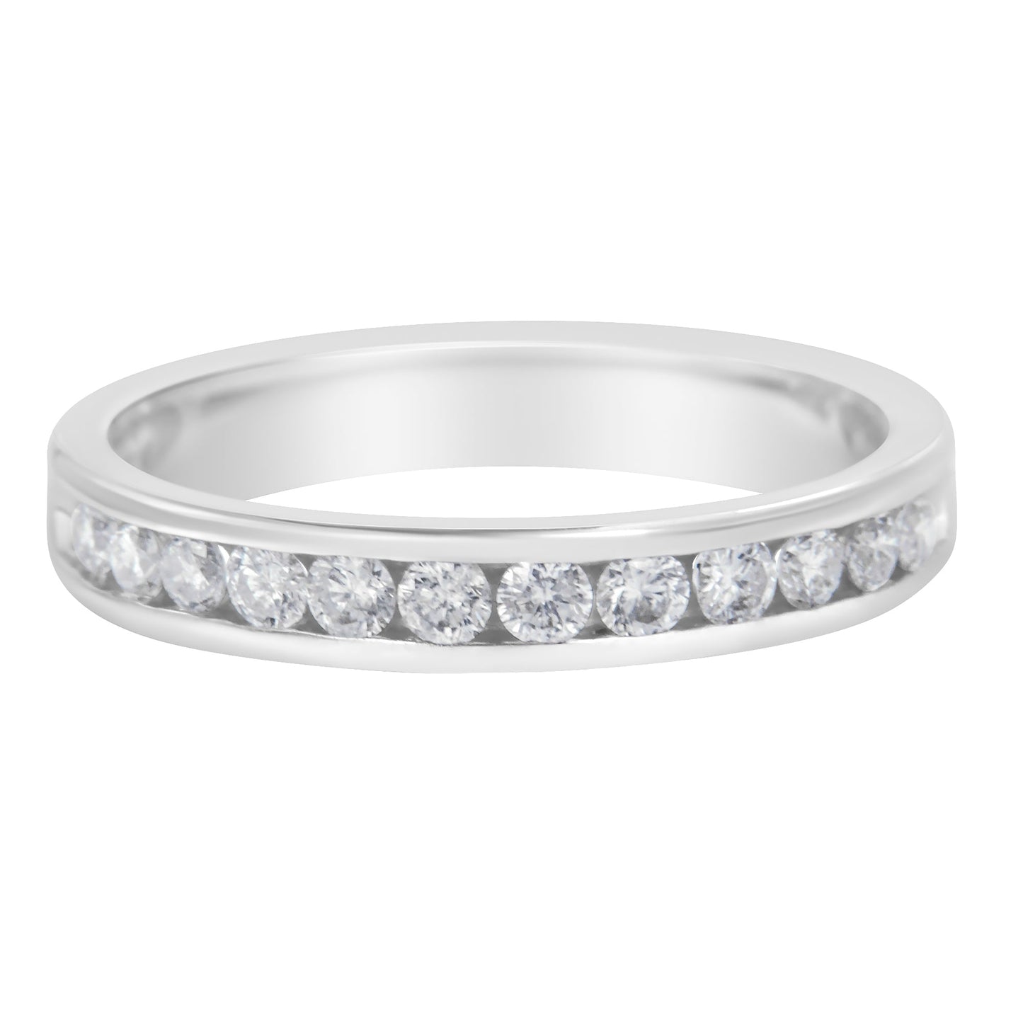 Bague en or blanc 14K avec diamants de 1/2 cttw - Taille 7