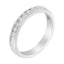 Bague en or blanc 14K avec diamants de 1/2 cttw - Taille 7