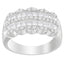 14K White Gold 1 1/7ct. TDW Diamond Engagement Ring