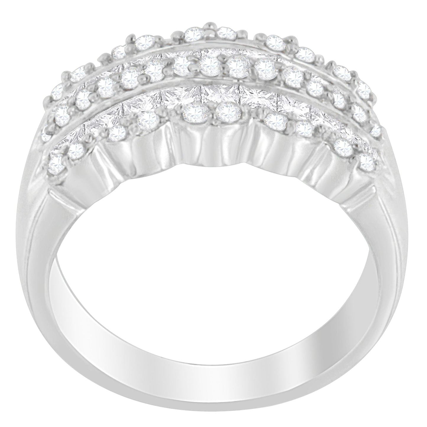 14K White Gold 1 1/7ct. TDW Diamond Engagement Ring