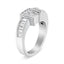 Bague de fiançailles en diamant en or blanc 14K - Taille 7