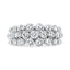 Bague en Or Blanc 10K avec Diamants Ronds de 2 1/2 Cttw - Taille 7