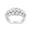 Bague en Or Blanc 10K avec Diamants Ronds de 2 1/2 Cttw - Taille 7