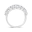 Bague en Or Blanc 10K avec Diamants Ronds de 2 1/2 Cttw - Taille 7