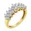 10K Yellow Gold Round Diamond Engagement Ring