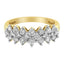 10K Yellow Gold Round Diamond Engagement Ring