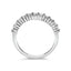 Bague en or blanc 10K avec diamant certifié IGI de 1/2 Cttw - Taille 7