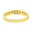 IGI Certified 1/2 Cttw Diamond 10K Yellow Gold Band Ring - Size 7