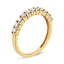 IGI Certified 1/2 Cttw Diamond 10K Yellow Gold Wedding Ring - Size 7