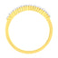 Bague en or jaune 10K avec diamants certifiés IGI de 1/4 Cttw - Taille 7