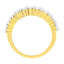 Bague de mariage en or jaune 10K certifiée IGI de 1,0 Cttw avec diamants - Taille 7