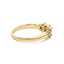 Anillo de Ilusión de Tres Piedras en Oro Amarillo de 10K 1/2 Cttw - Talla 7