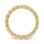 Anillo de Eternidad de Diamantes de 14K Oro Amarillo 2.00 Cttw - Talla 6.75