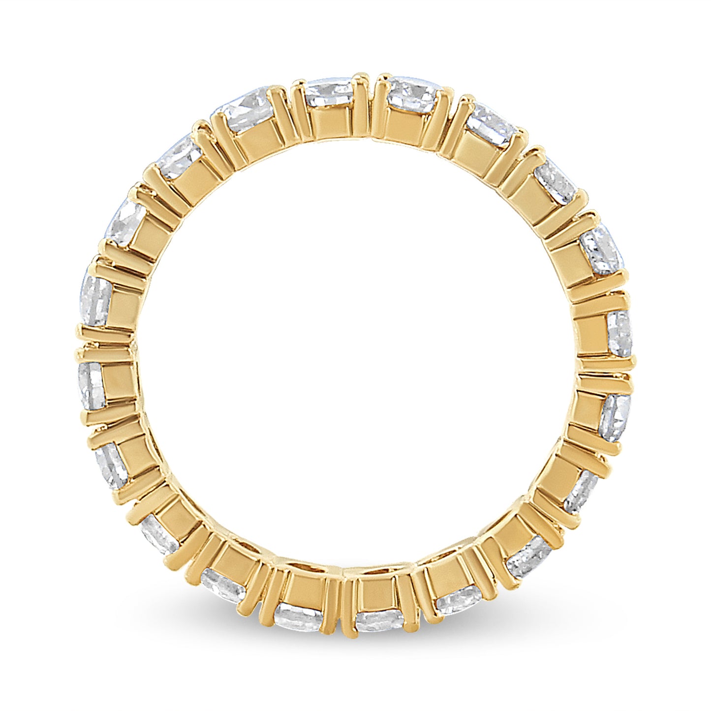 Anillo de Eternidad de Diamantes de 14K Oro Amarillo 2.00 Cttw - Talla 6.75