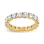 Anillo de Eternidad de Diamantes de 14K Oro Amarillo 3.00 Cttw - Talla 7