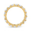Anillo de Eternidad de Diamantes de 14K Oro Amarillo 3.00 Cttw - Talla 7