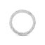 Anillo Eternidad de Diamantes Corte Princesa de Oro Blanco de 10K - Talla 7