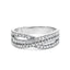Anillo de Diamante Princesa de Oro Blanco de 10K con Shank Dividido - Talla 7