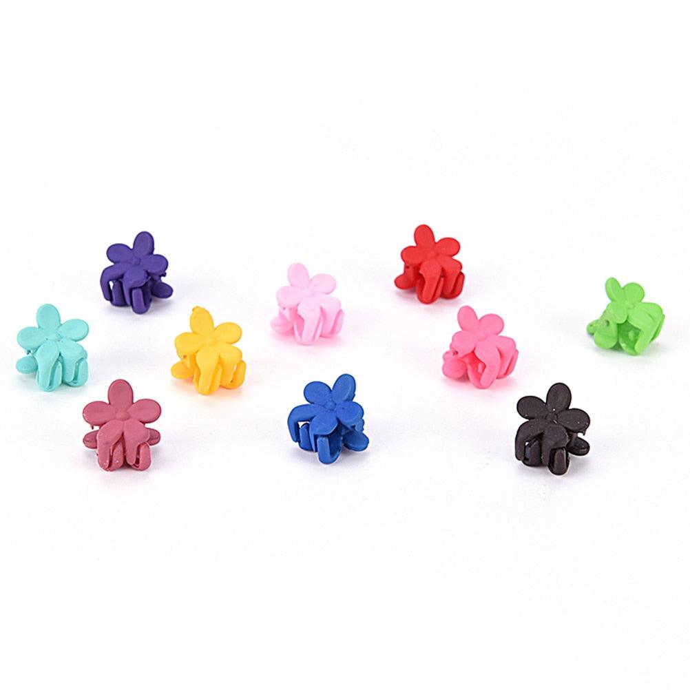 30 Pcs Mini Flower Hair Clips for Kids and Women