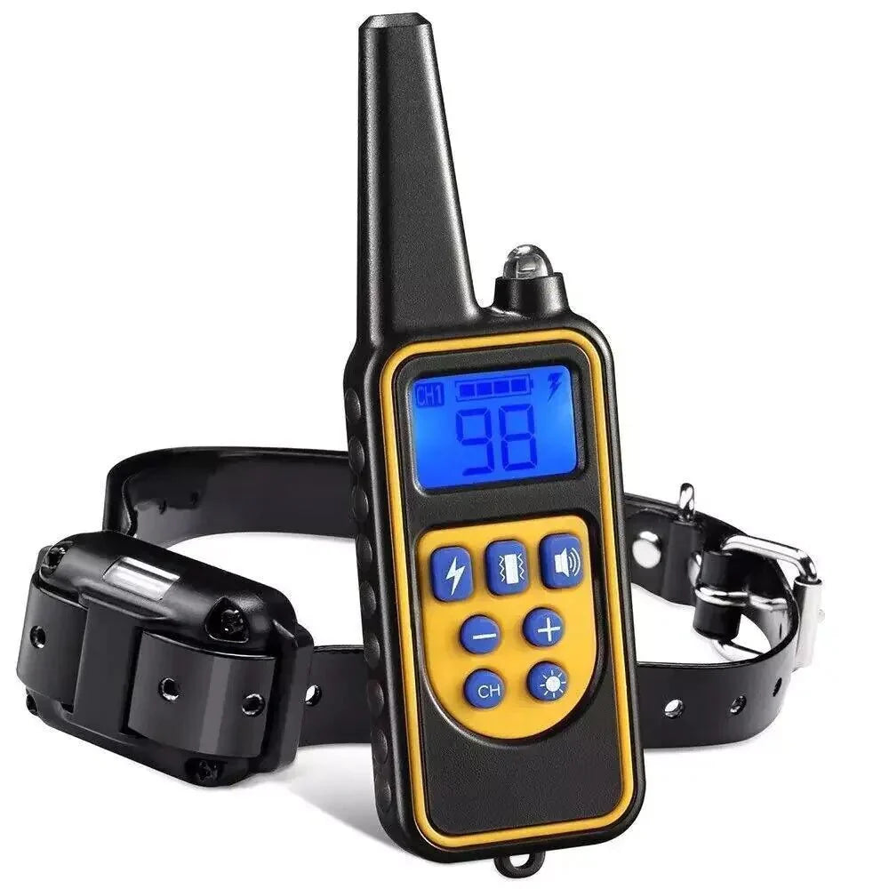 Collier de dressage pour chien étanche rechargeable de 3000 pieds