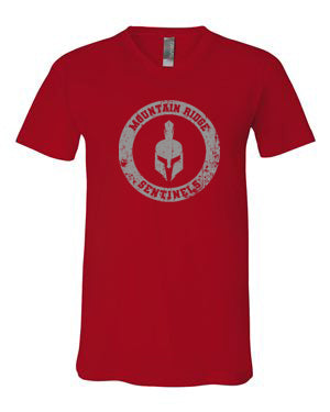 Unisex V Neck Sentinels Circle Tee