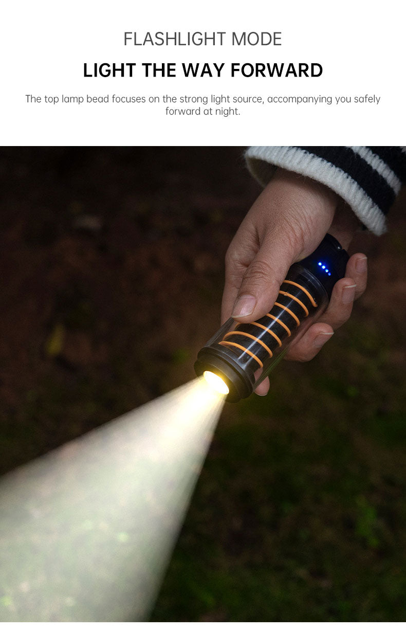 Lampe de camping portable pour extérieur avec trépied