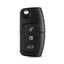 KEYYOU Coque de clé pliante à 3 boutons pour Ford