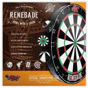 Rebel Spirit Bristle Dartboard - Korvel